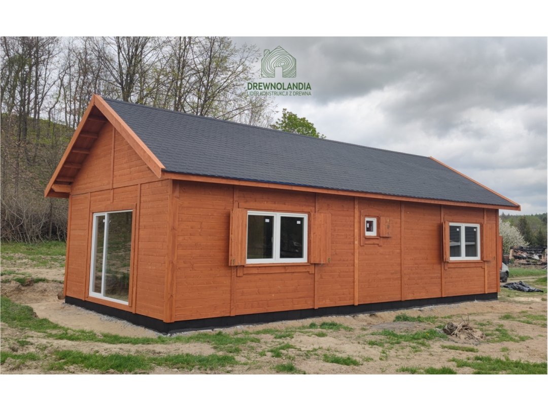 Antoni – rekreacyjny domek całoroczny Drewnolandia, 70 m²