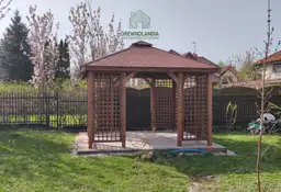 Altanka ogrodowa Ewa z drewna o wymiarach 3x3 m