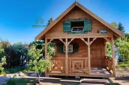 Drewniany domek "Amadeusz I", z tarasem, 20m2