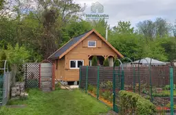 Drewniany domek całoroczny z antresolą – CRA1 PLUS, 25m²