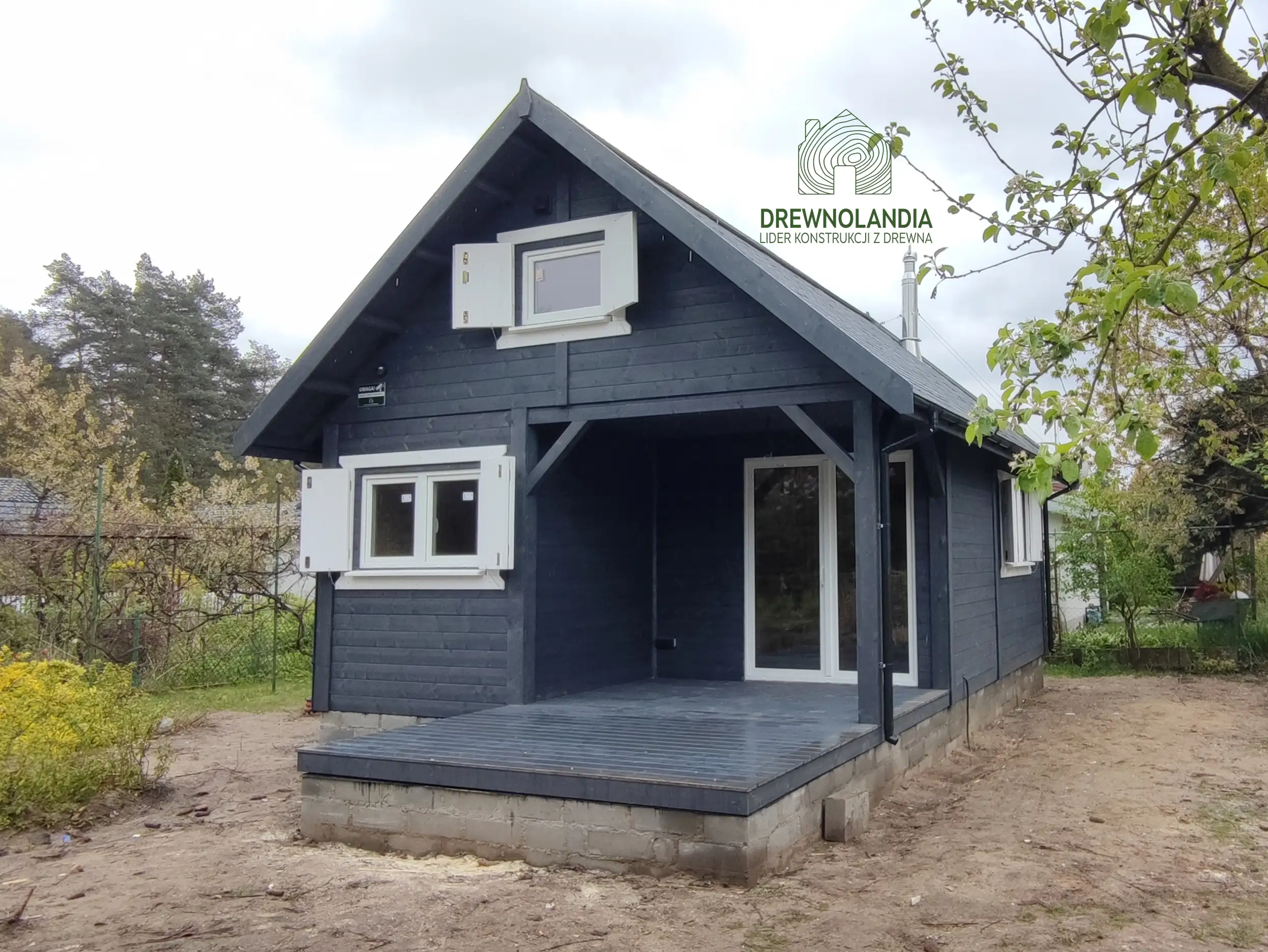 Fabian IV – domek letniskowy z antresolą o powierzchni 35m²