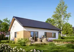 Dom mieszkalny całoroczny V3 – drewniany projekt na miarę Twoich potrzeb