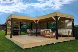 Producent altan ogrodowych – drewniana altanka Liwia