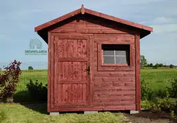 Domek narzędziowy z drewna Filemon, 6m², praktyczny schowek