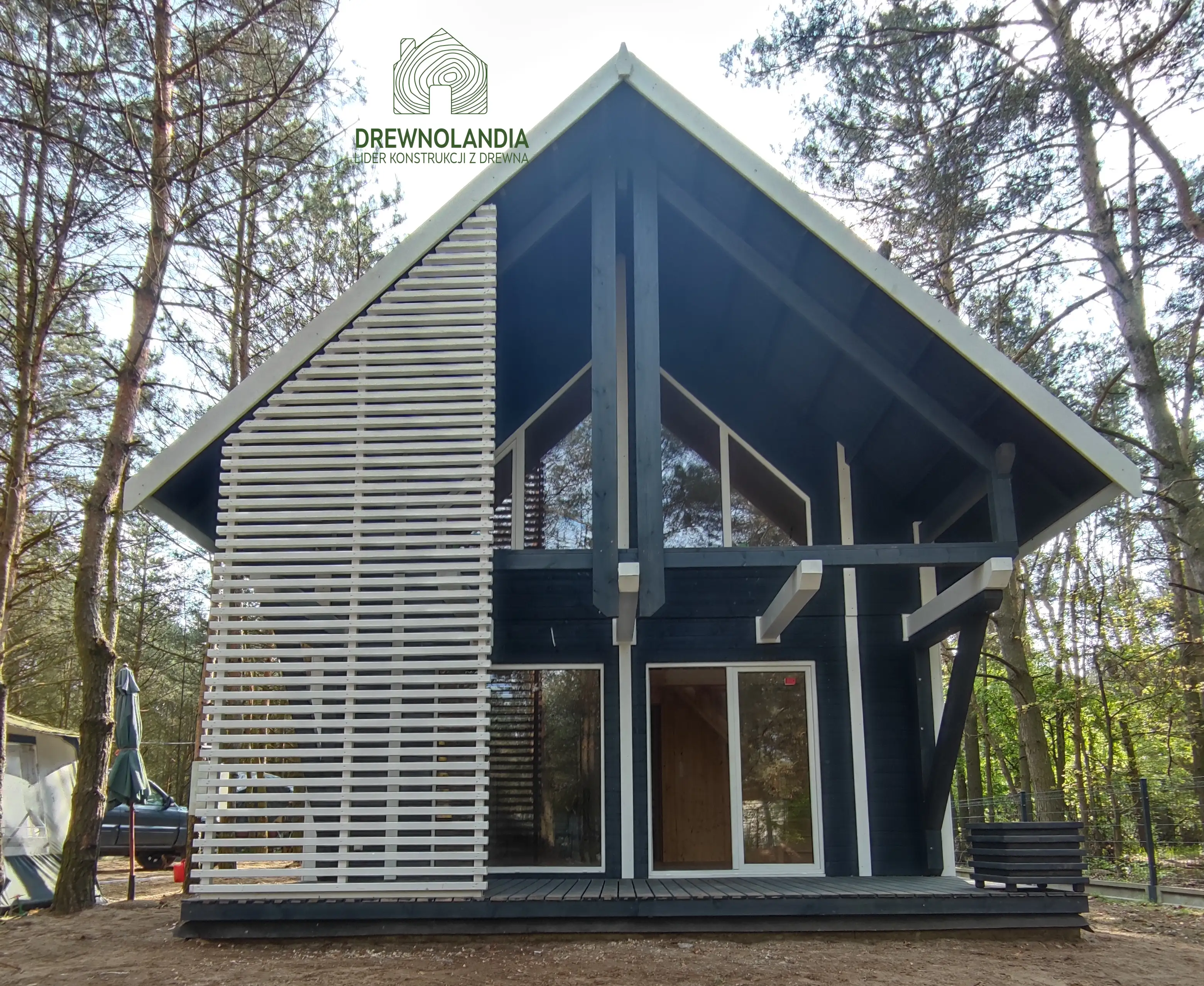 CRA10 PLUS – domek 35m², mieszkalny i całoroczny z antresolą