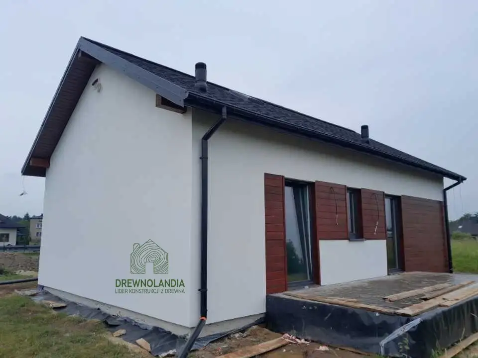 Dom mieszkalny całoroczny DREWNOLANDIA V1 - WT 2021 – 70 m² 