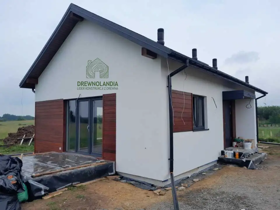 Dom mieszkalny całoroczny DREWNOLANDIA V1 - WT 2021 – 70 m² 