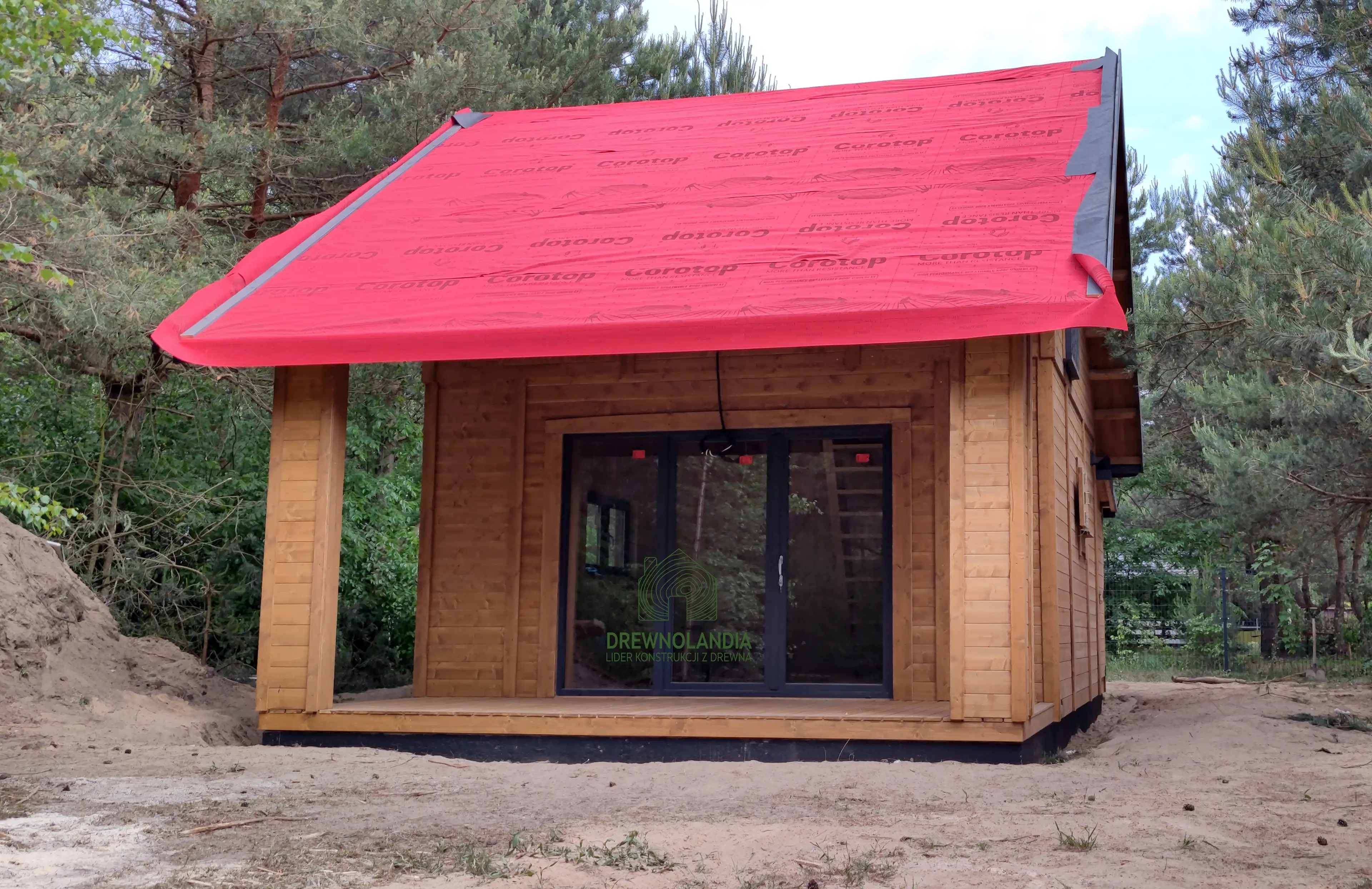 Domek letniskowy Michał – wymiary 7x5m – 35m² z antresolą – funkcjonalny i elegancki