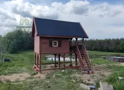 Kitty IV - domek dziecięcy z drewna, przestrzeń 10 m2