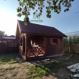 Drewniany letniskowy domek "Amadeusz I", z antresolą