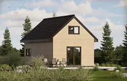 Drewniany domek letniskowy Janusz – przestronny projekt 7x5 m