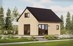 Drewniany domek 35m² – idealny na działkę lub rekreacyjny teren