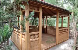 Altanka ogrodowa Daniela – drewniana, 3x3m – idealna na ogród