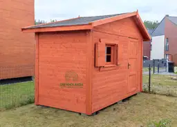 Filemon, drewniany domek na narzędzia, 6m², solidna konstrukcja