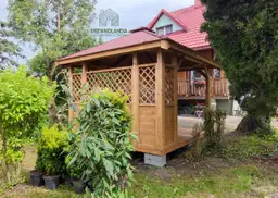 Altanka prostokątna Ilona – drewniana konstrukcja – wymiary 3x3m