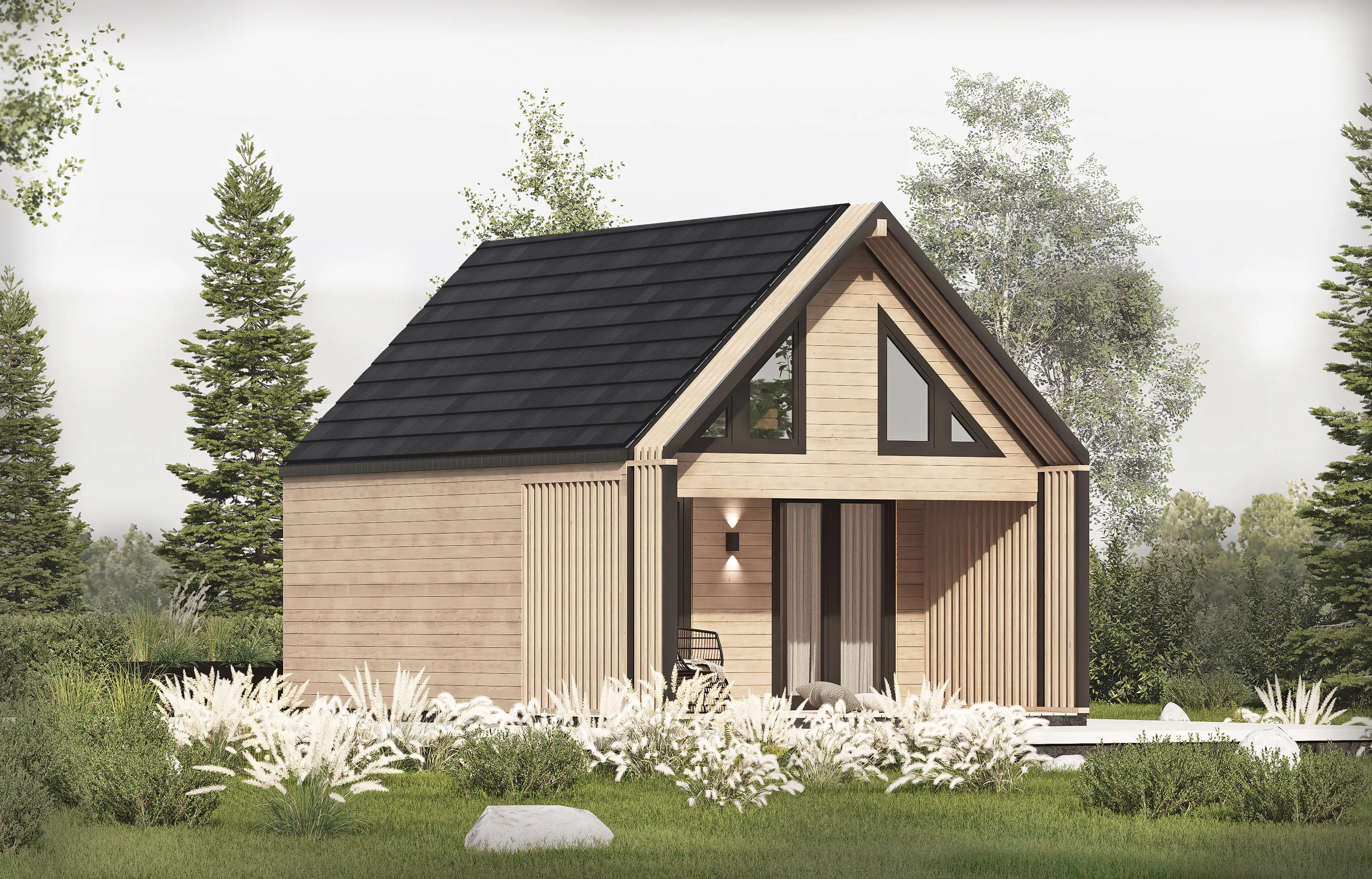 Amadeusz IV – nowoczesny domek drewniany o powierzchni 7,7x4,5 m