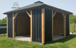 Drewniana altana ogrodowa Branda 4x4 m – przestrzeń pełna stylu