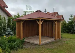 Nela – nowoczesna altanka ogrodowa z drewna