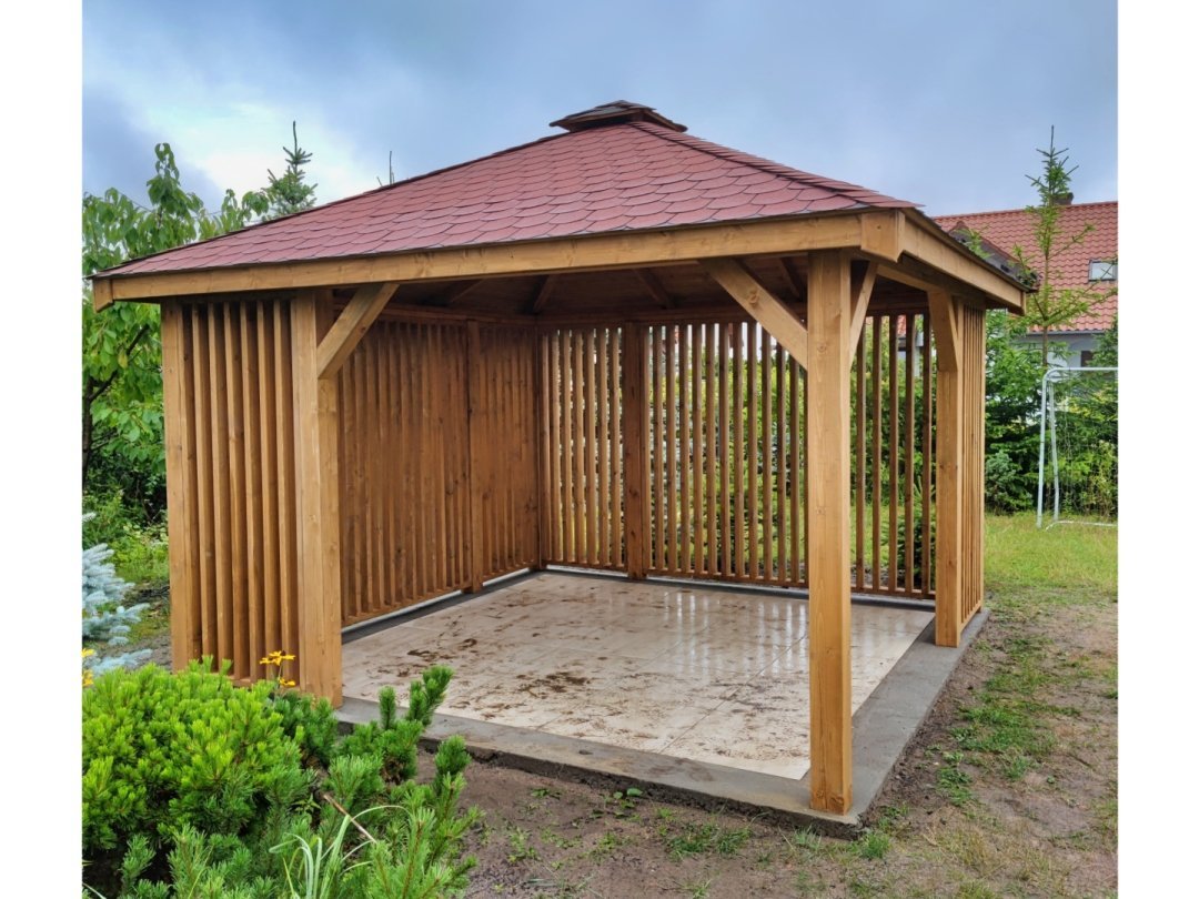 Nowoczesna altana ogrodowa Nela 3x3 m – elegancja w każdym ogrodzie