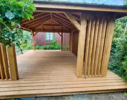 Przestronna altana Nela – nowoczesna konstrukcja 6,5x4,5 m