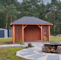 Altana Branda – przestronna konstrukcja 4x3 m, widok z góry