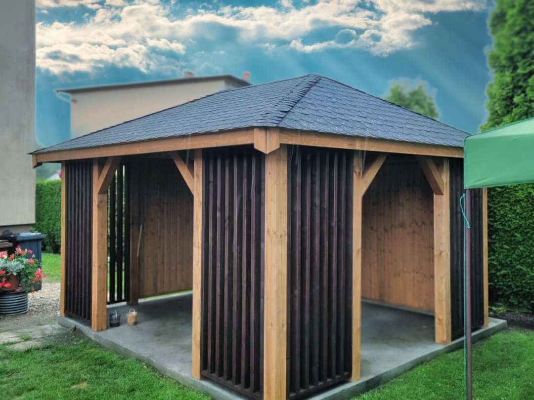 Przestronna altana Branda 4,5x4 m – idealna do ogrodu