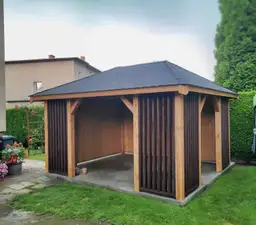 Widok ogólny altany ogrodowej Branda 4,5x4 m