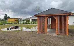 Drewniana ogrodowa altana Branda – przestrzeń dla relaksu