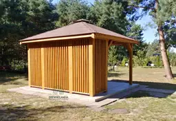 Altanka Nela – nowoczesna altana z drewna