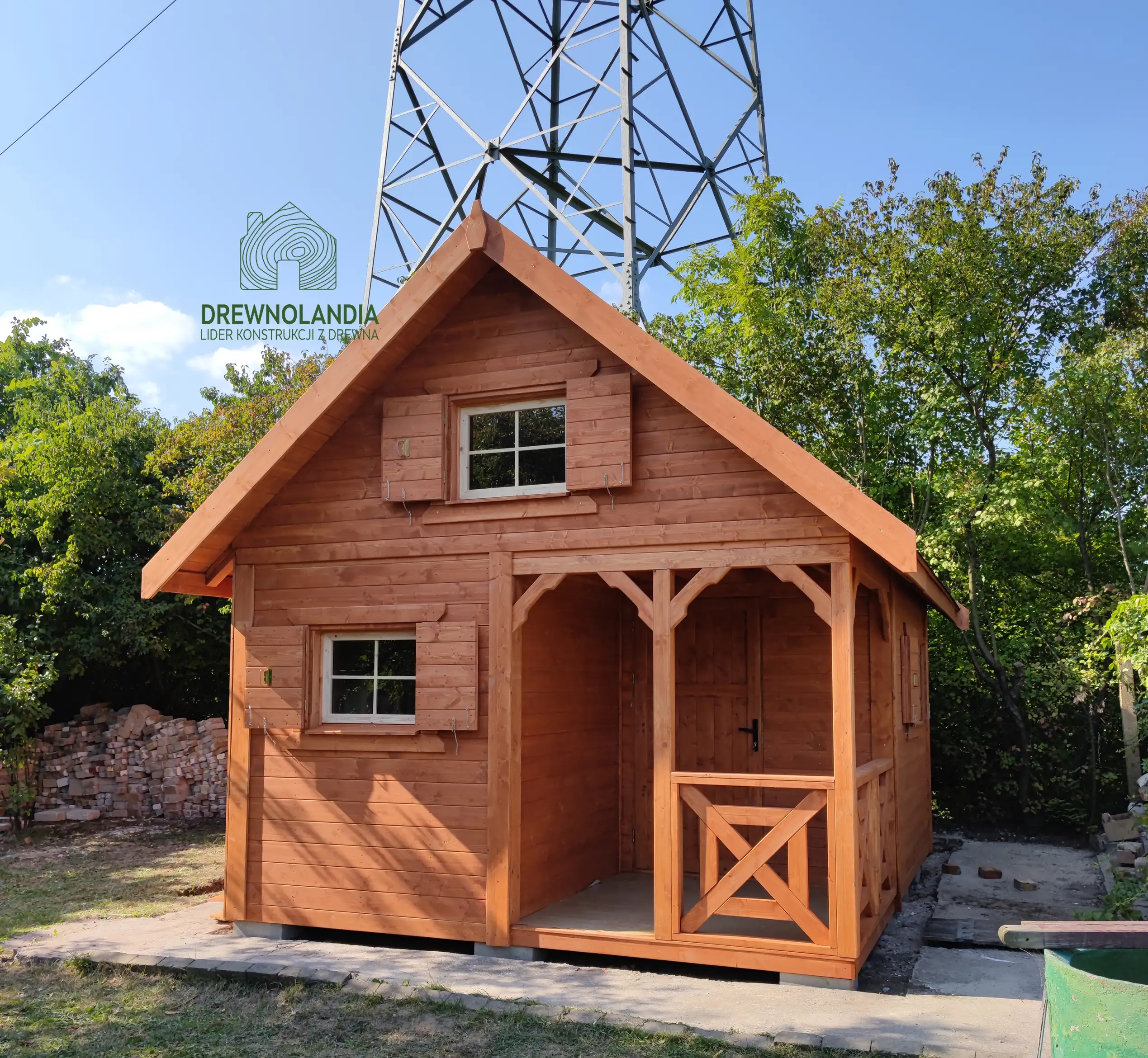 Domek na dzialke Wiktor I - 5x4m 