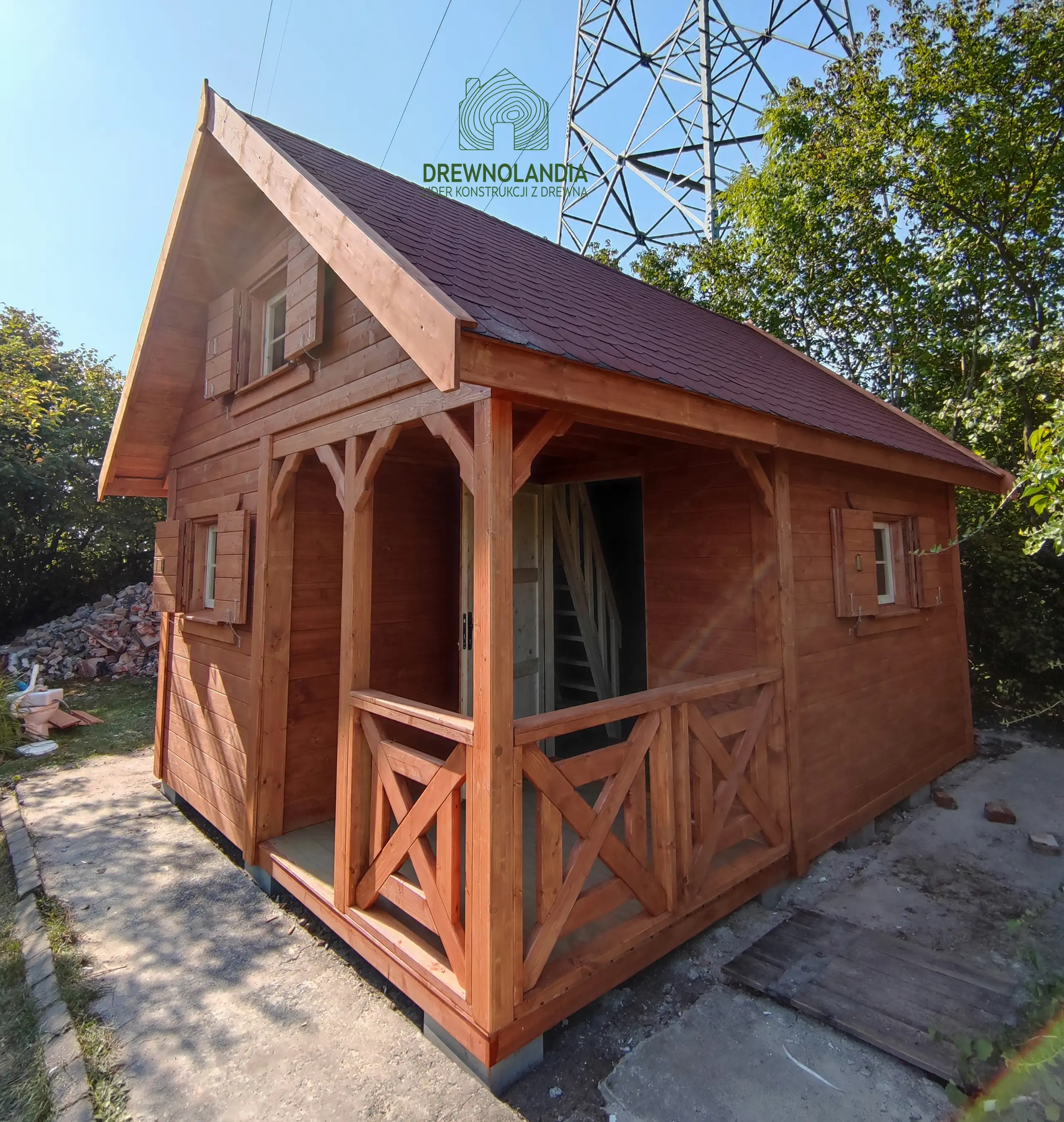 Domek na dzialke Wiktor I - 5x4m 