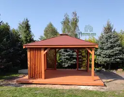 Nela 4x4 m – drewniana altana do ogrodu