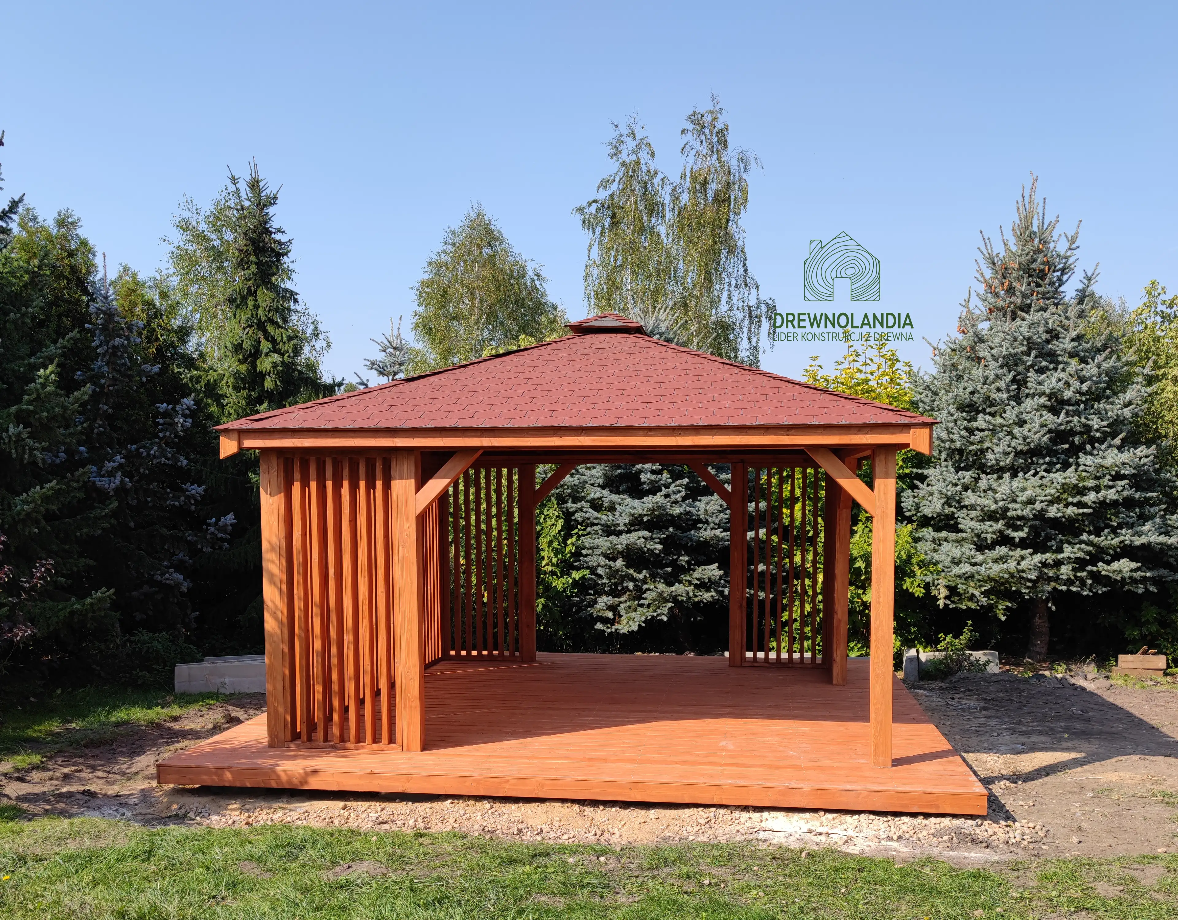 Nela 4x4 m – drewniana altana do ogrodu