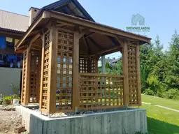 Altana ogrodowa Ewa, solidna drewniana konstrukcja do ogrodu