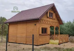 Fabian IV – domek letniskowy drewniany, przystosowany do działki o powierzchni 35m²