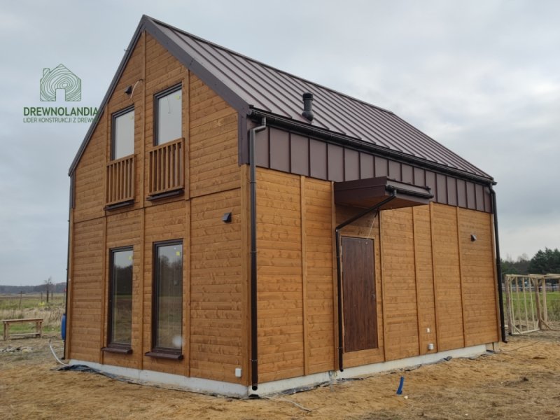 Drewnolandia Richard – nowoczesny drewniany dom o powierzchni 47m²
