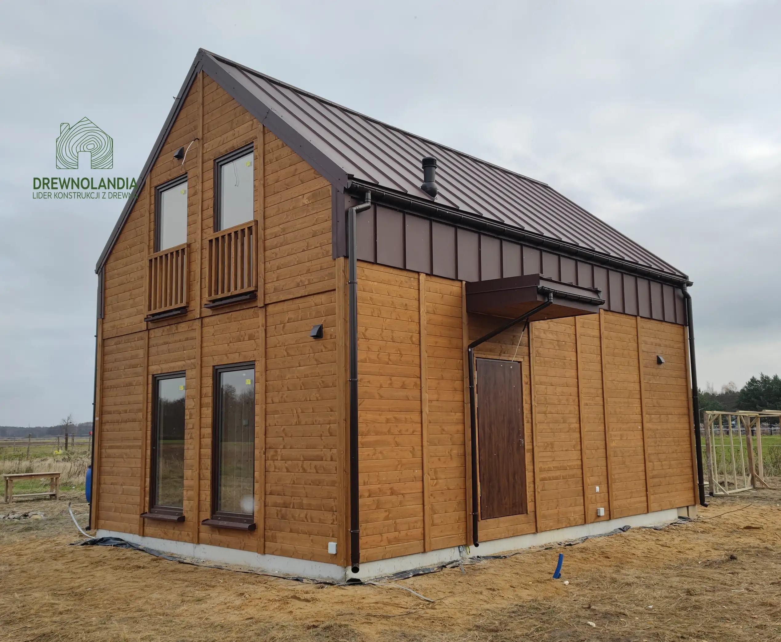 Drewnolandia Richard – nowoczesny drewniany dom o powierzchni 47m²