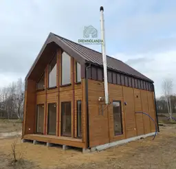 Dom Richard – styl nowoczesnej stodoły z drewna, przestronny i komfortowy