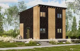 Modułowy domek CRP4 – 35 m² powierzchni w drewnianej konstrukcji