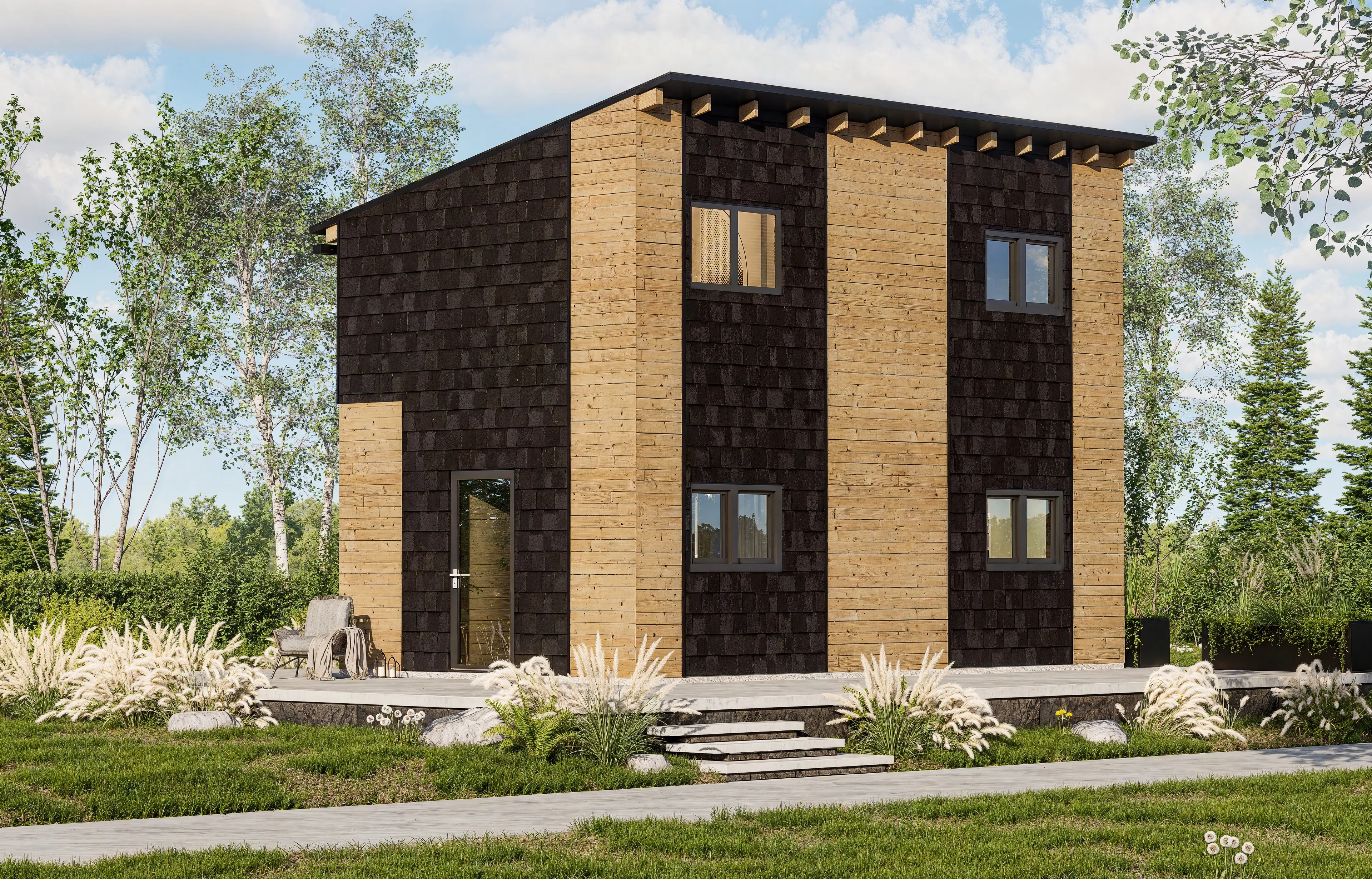 Domek rekreacyjny całoroczny CRP4 - 35 m²