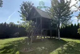 Duży Drewniany Domek Dla Dzieci Kitty IV - 4x2,5m z antresolą - zdjęcie 15