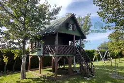 Duży Drewniany Domek Dla Dzieci Kitty IV - 4x2,5m z antresolą - zdjęcie 13