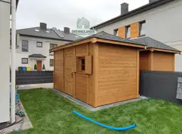 Drewniany domek narzędziowy Jerzy o powierzchni 12 m², stylowe i funkcjonalne rozwiązanie