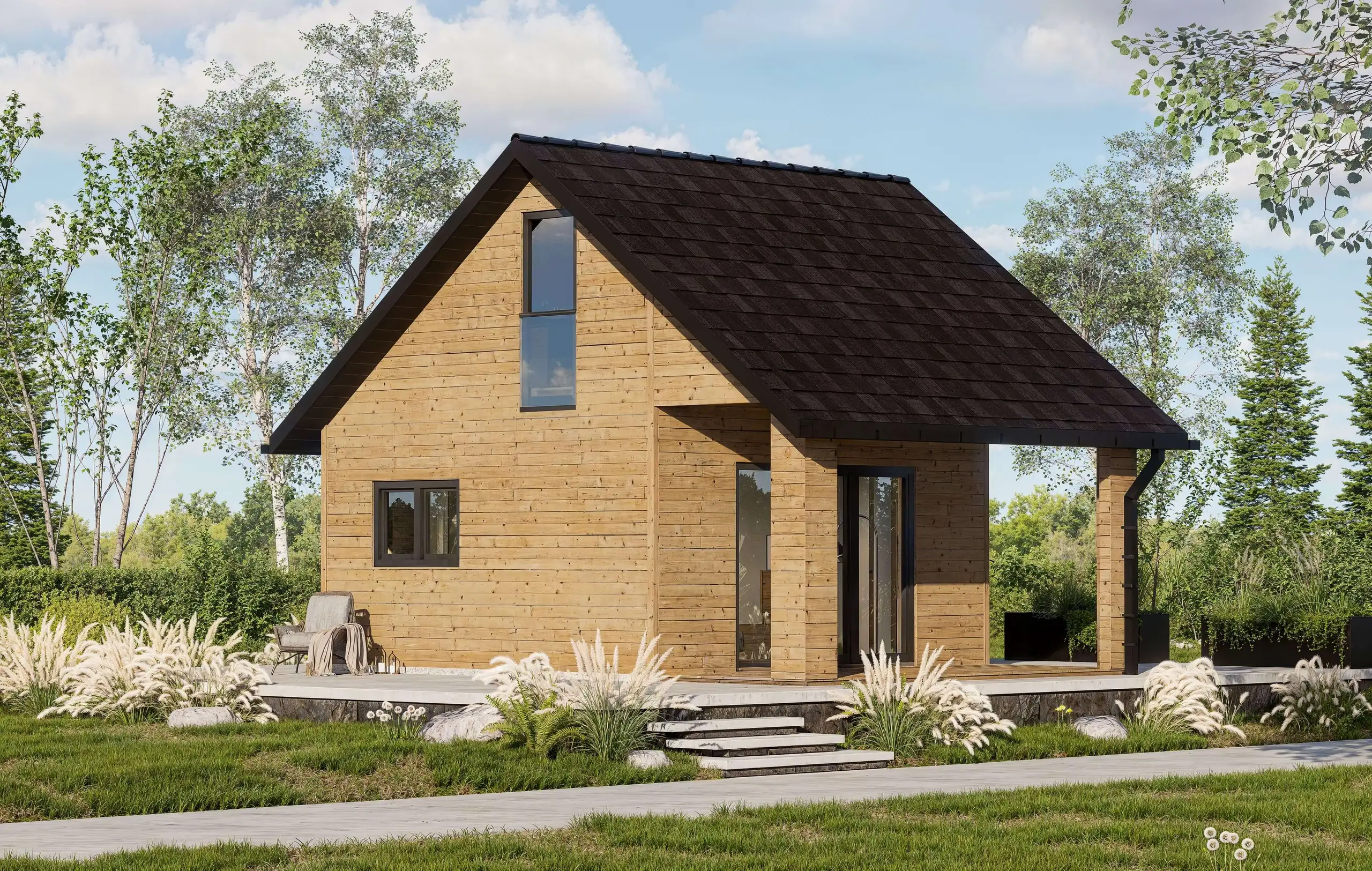 Domek rekreacyjny całoroczny CRP9 - 35 m²