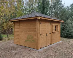 Drewniany Domek narzędziowy Jerzy - 4x3m  - zdjęcie 14