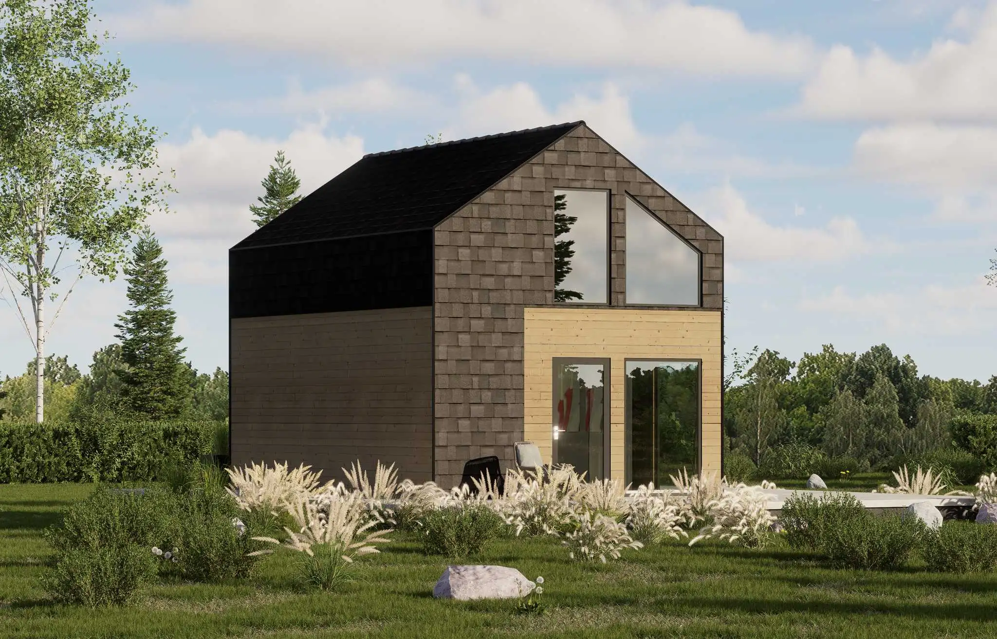 Domek rekreacyjny całoroczny CRK18 – 45 m²       