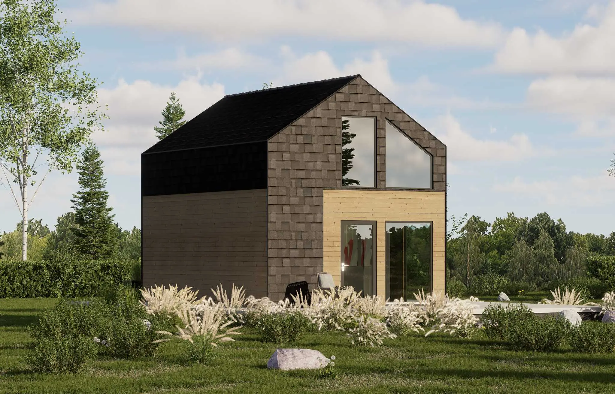 Domek rekreacyjny całoroczny CRK18 – 45 m²       