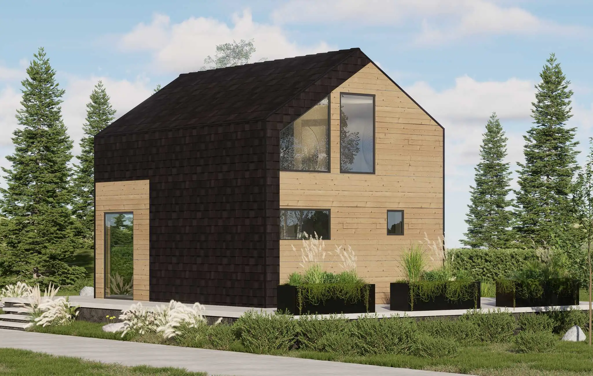 Domek rekreacyjny całoroczny CRK18 – 45 m²       