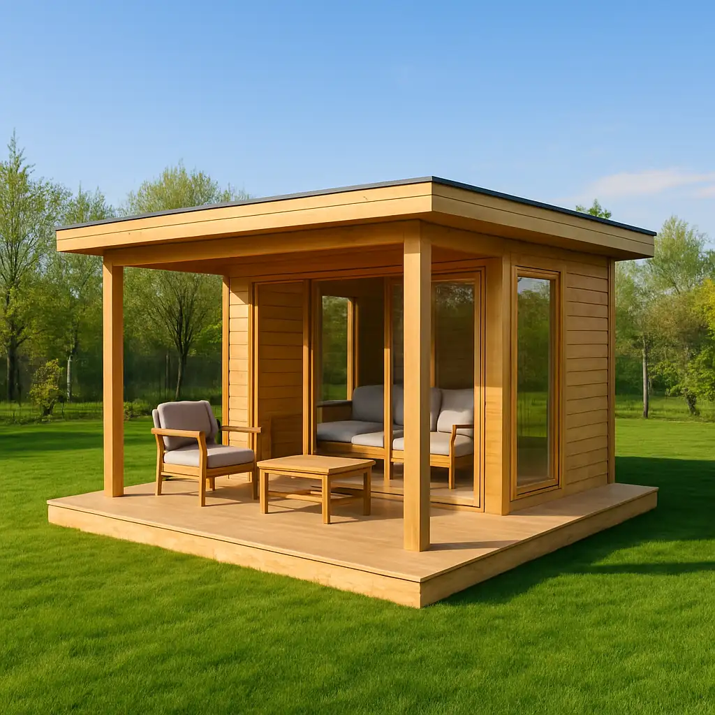 Nowoczesny Domek-Altana ogrodowa Natan 4×4,5m