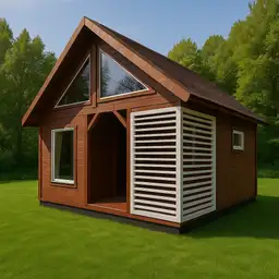 Domek letniskowy drewniany z antresolą Wiktor IV V2 – 35 m² - zdjęcie 7